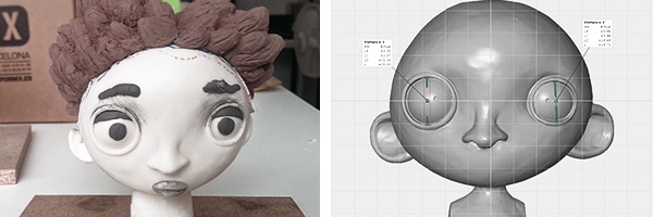 entreprise maquette 3D initial 3D ma vie de courgette scan 3D objet impression 3d resine