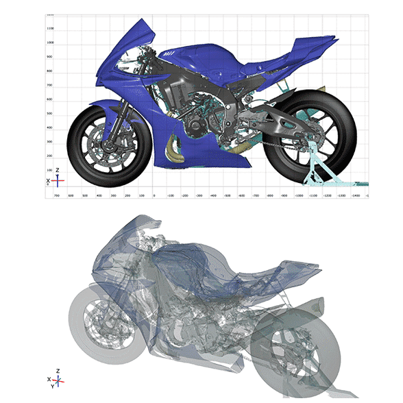 retroconception reverse engineering scan 3d initial moto