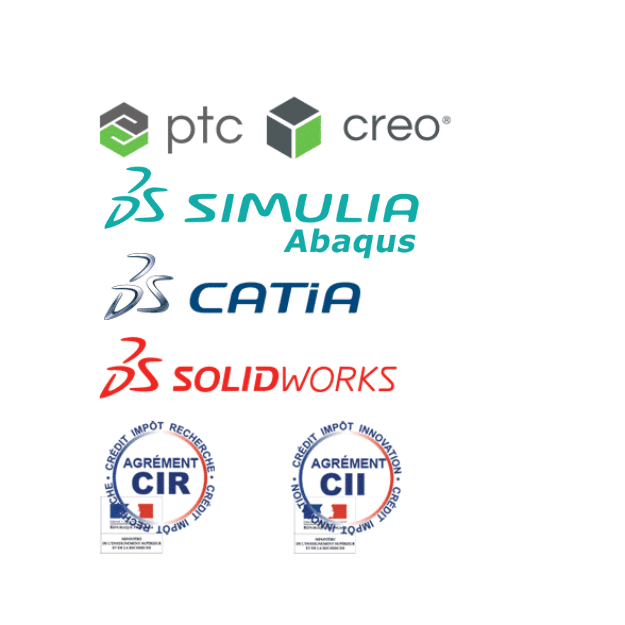 conception produit logiciels ptc creo ansys solidworks fichier CAO 3d